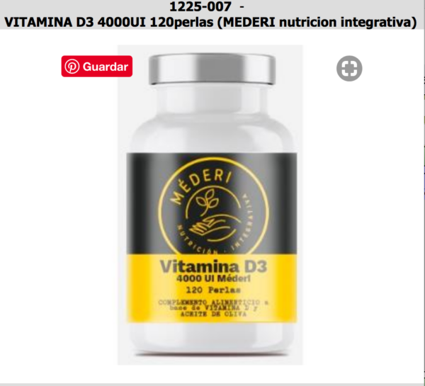 Vitamina D3 4000ui  MEDERI